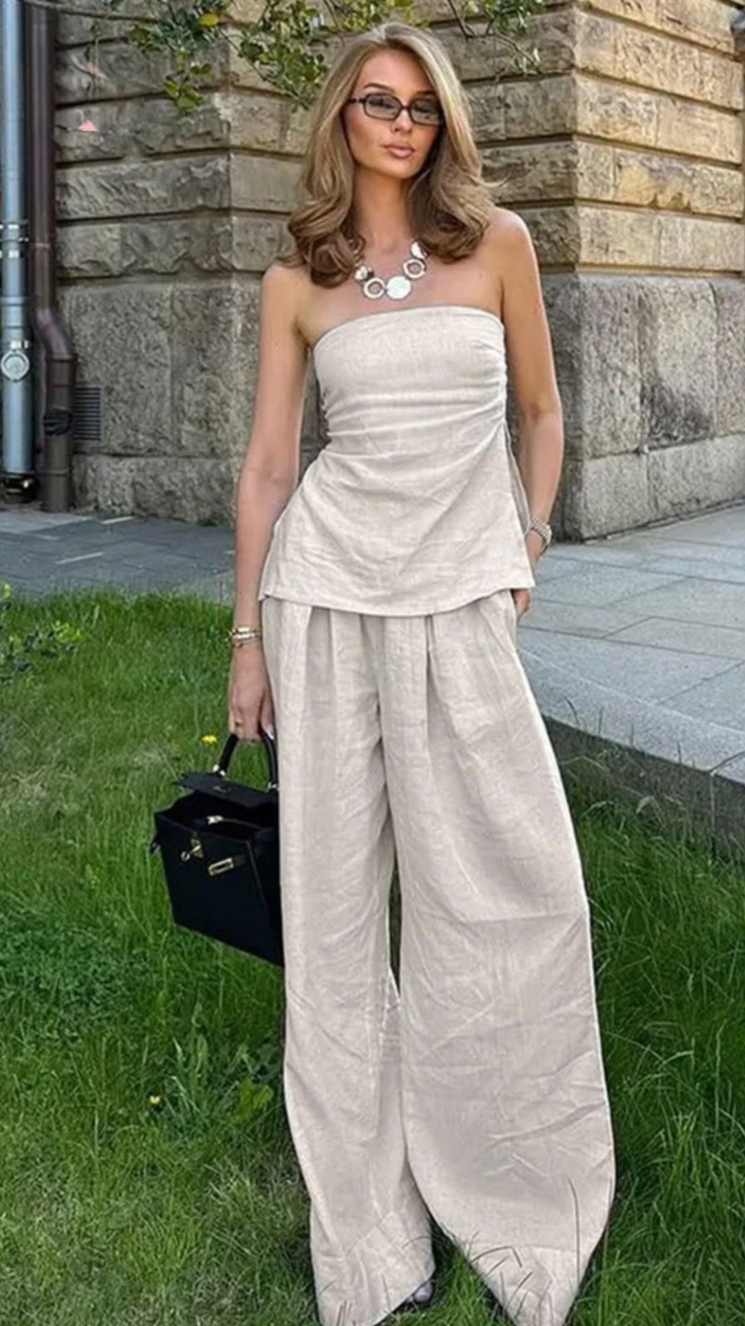 Tube Top & Pants Set