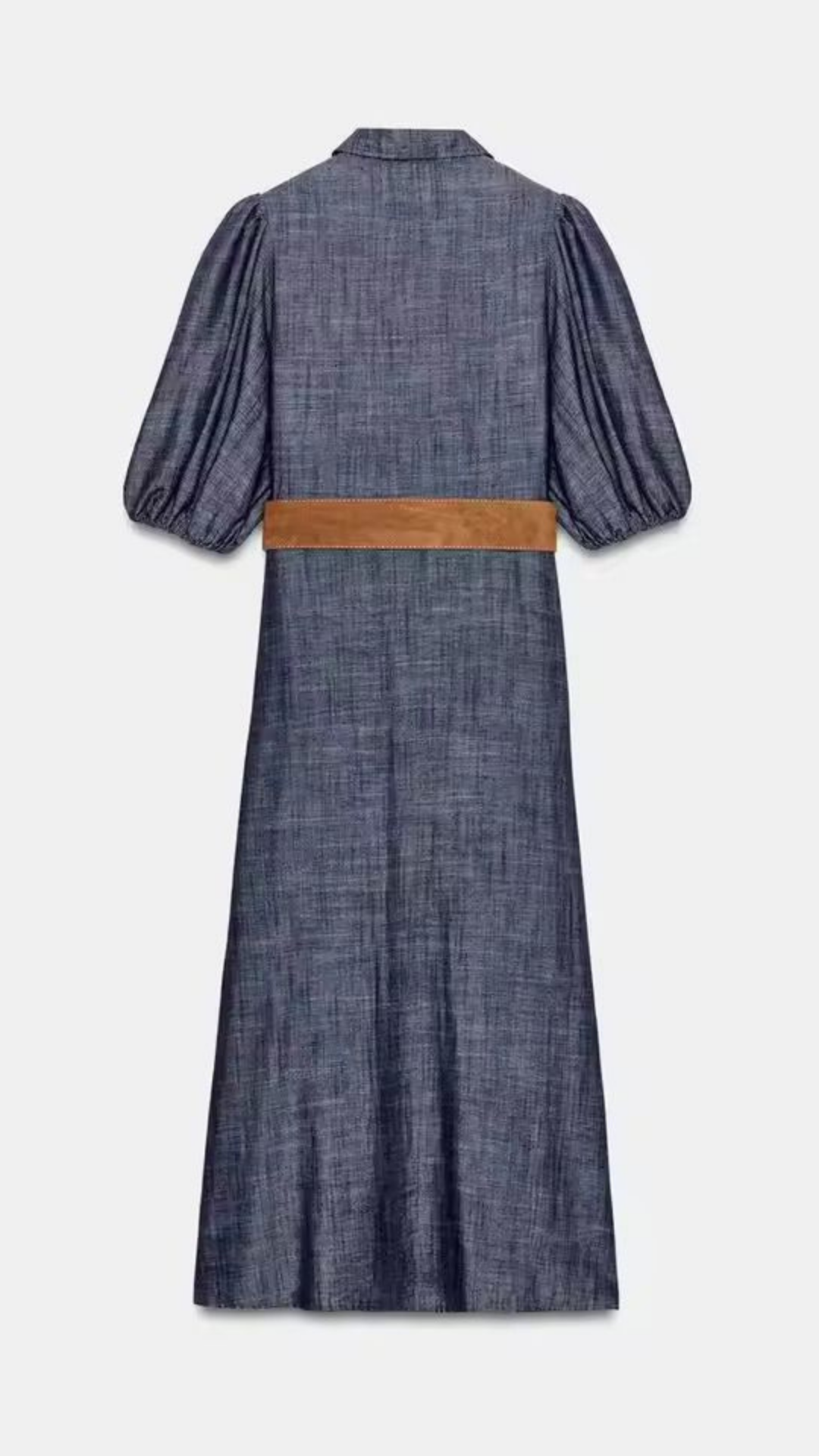 Belted Long Dress