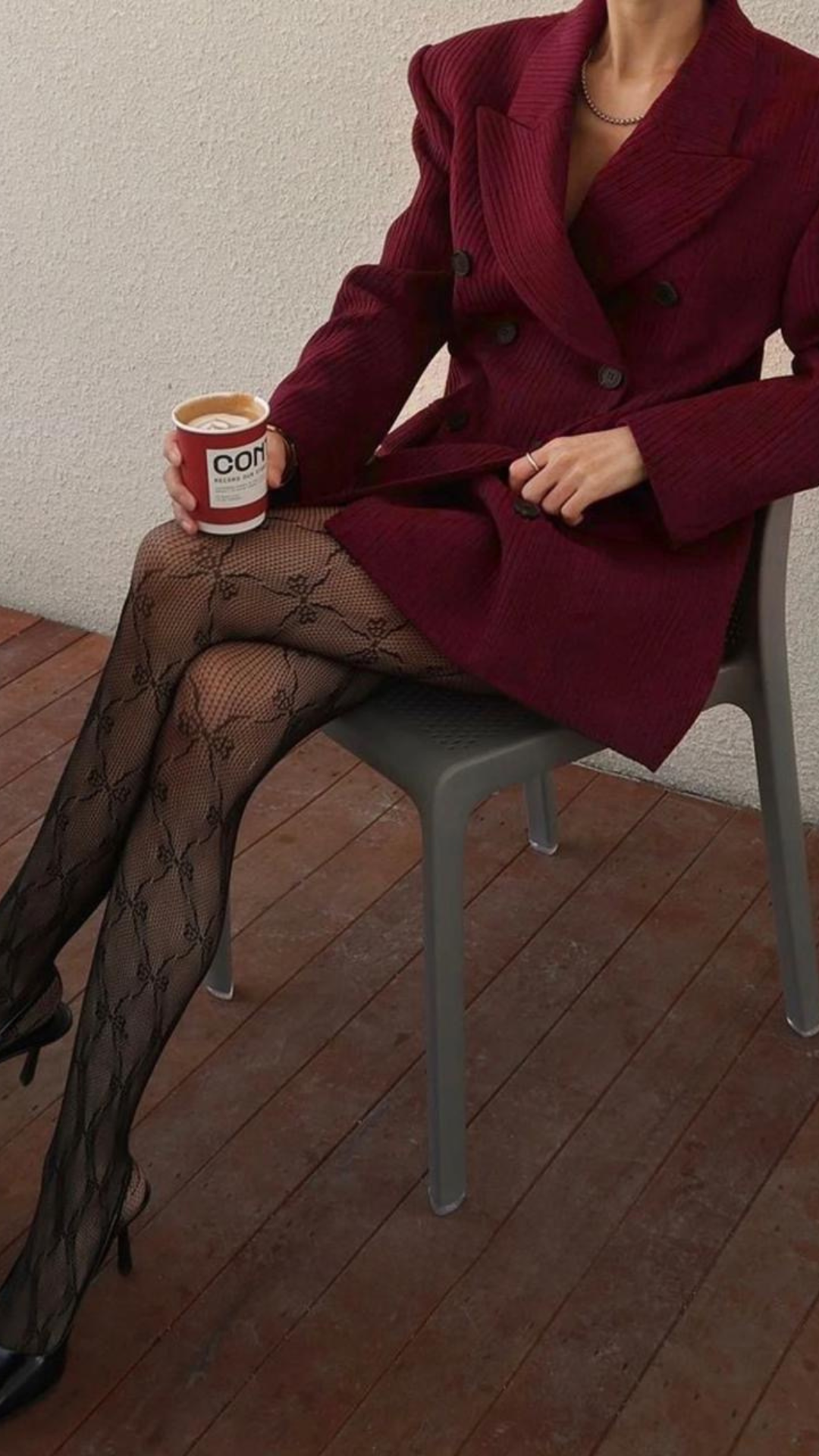 Double Breasted Blazer Coat