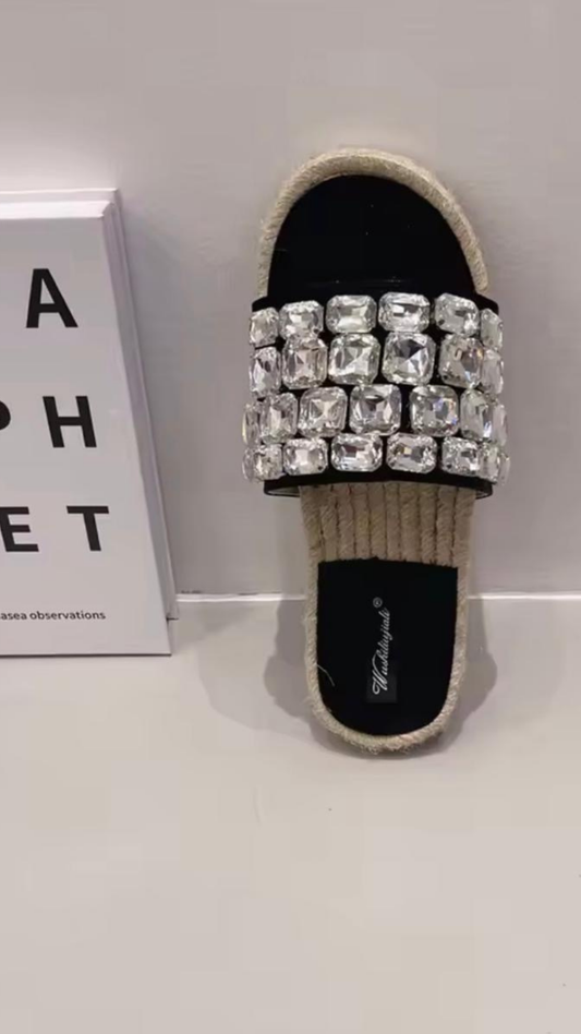 Wedgy Embellished Flats
