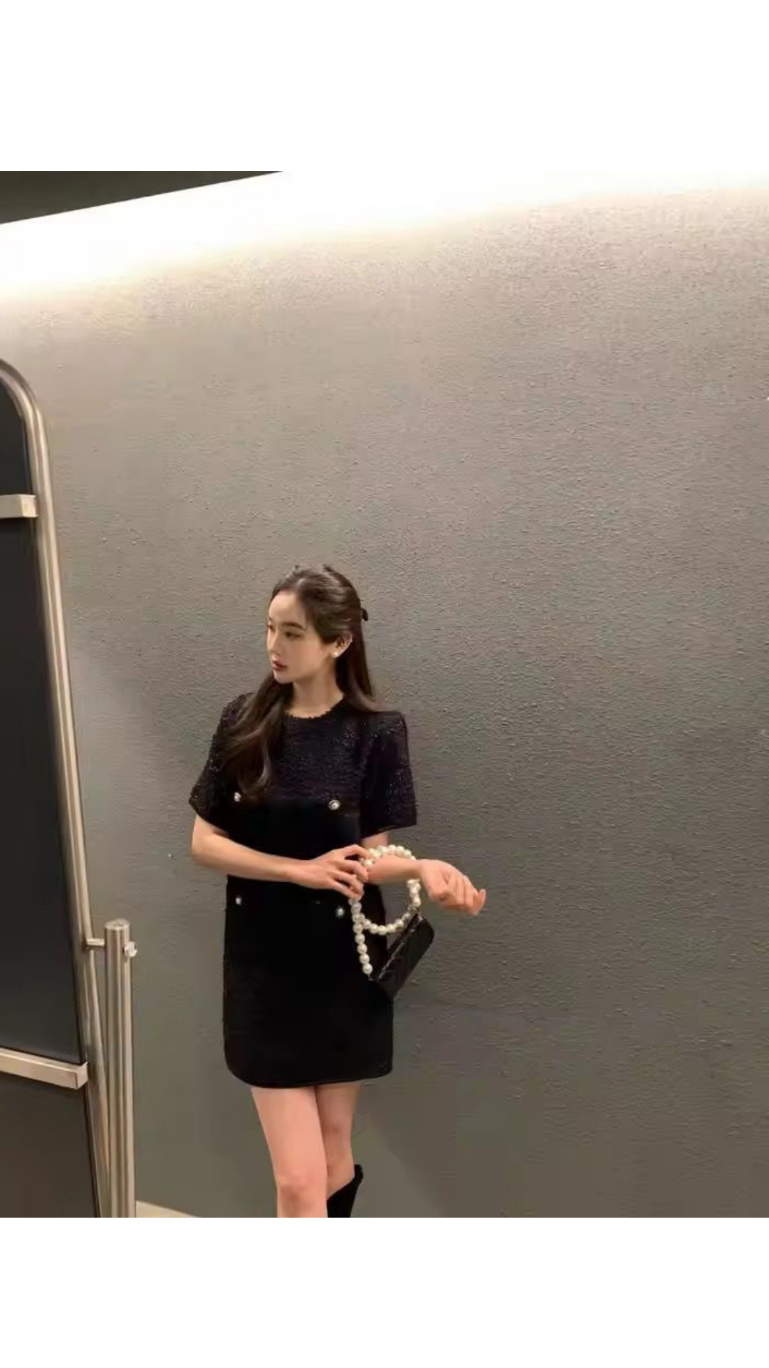 Elisse tweed dress