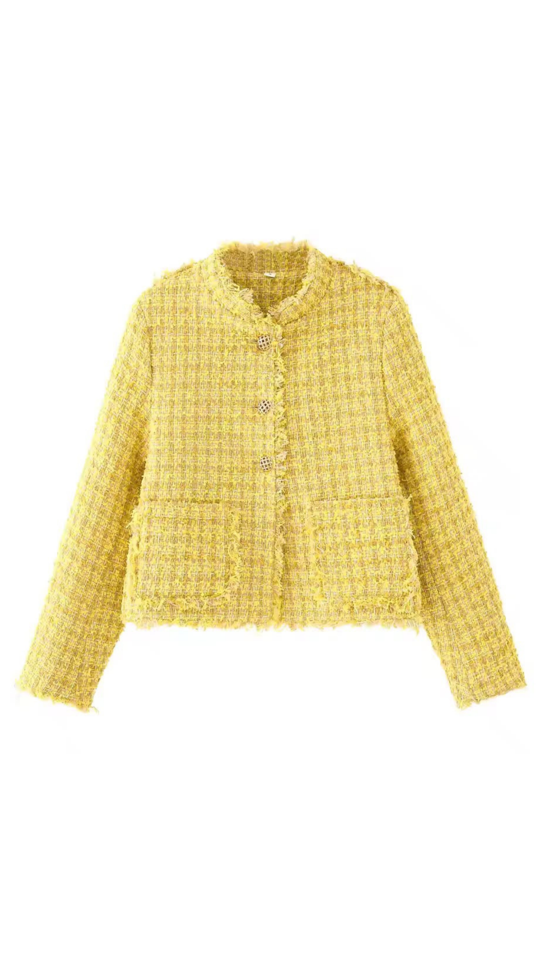 Boxy tweed blazer