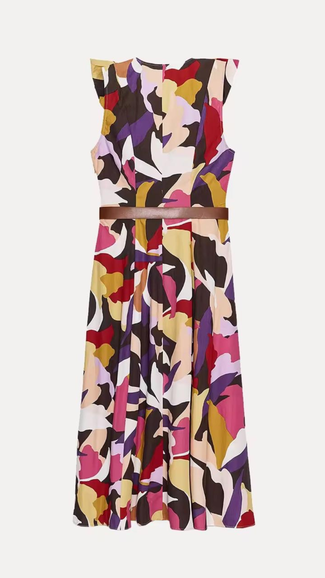 Aztec Ruffle Dress