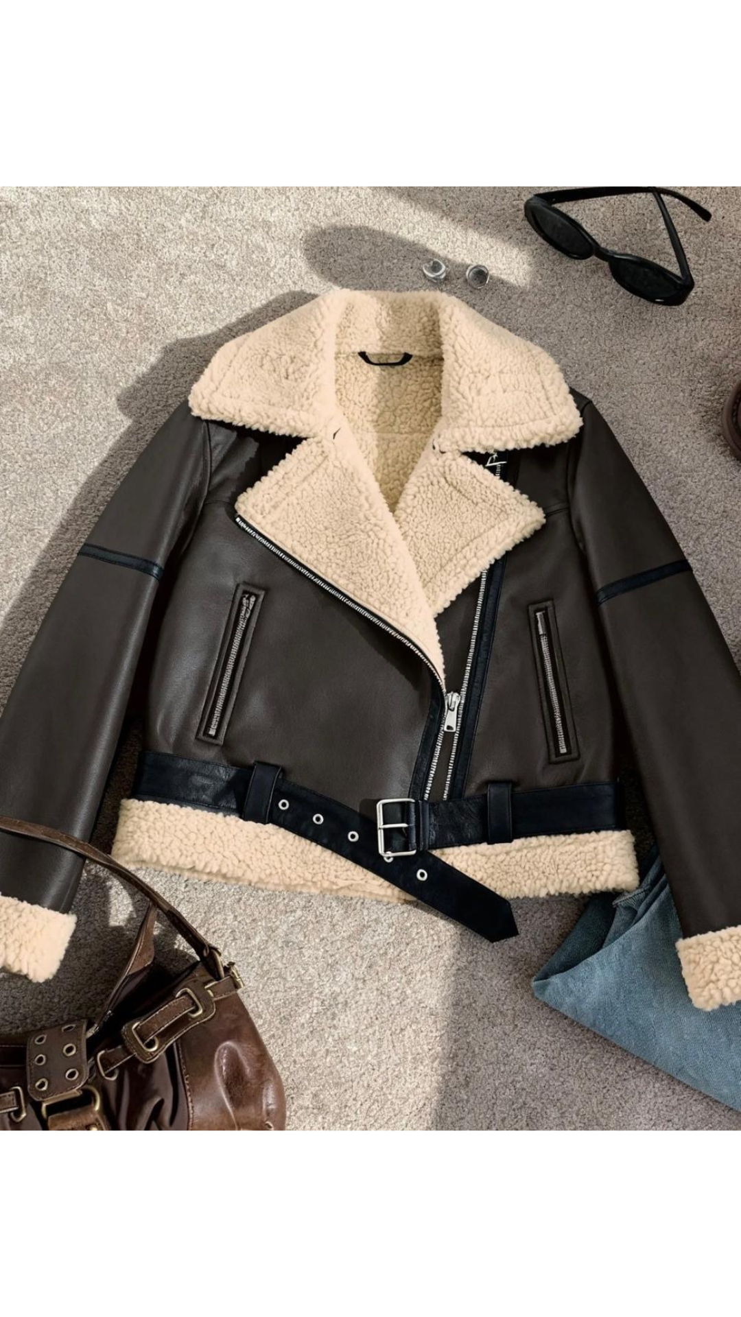 Punk Faux Leather Jacket