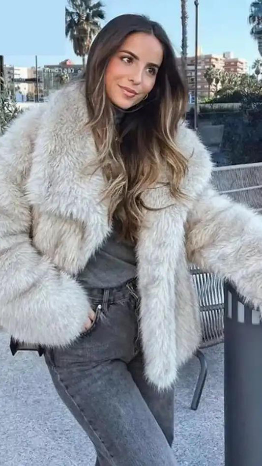 Faux Fur Coat