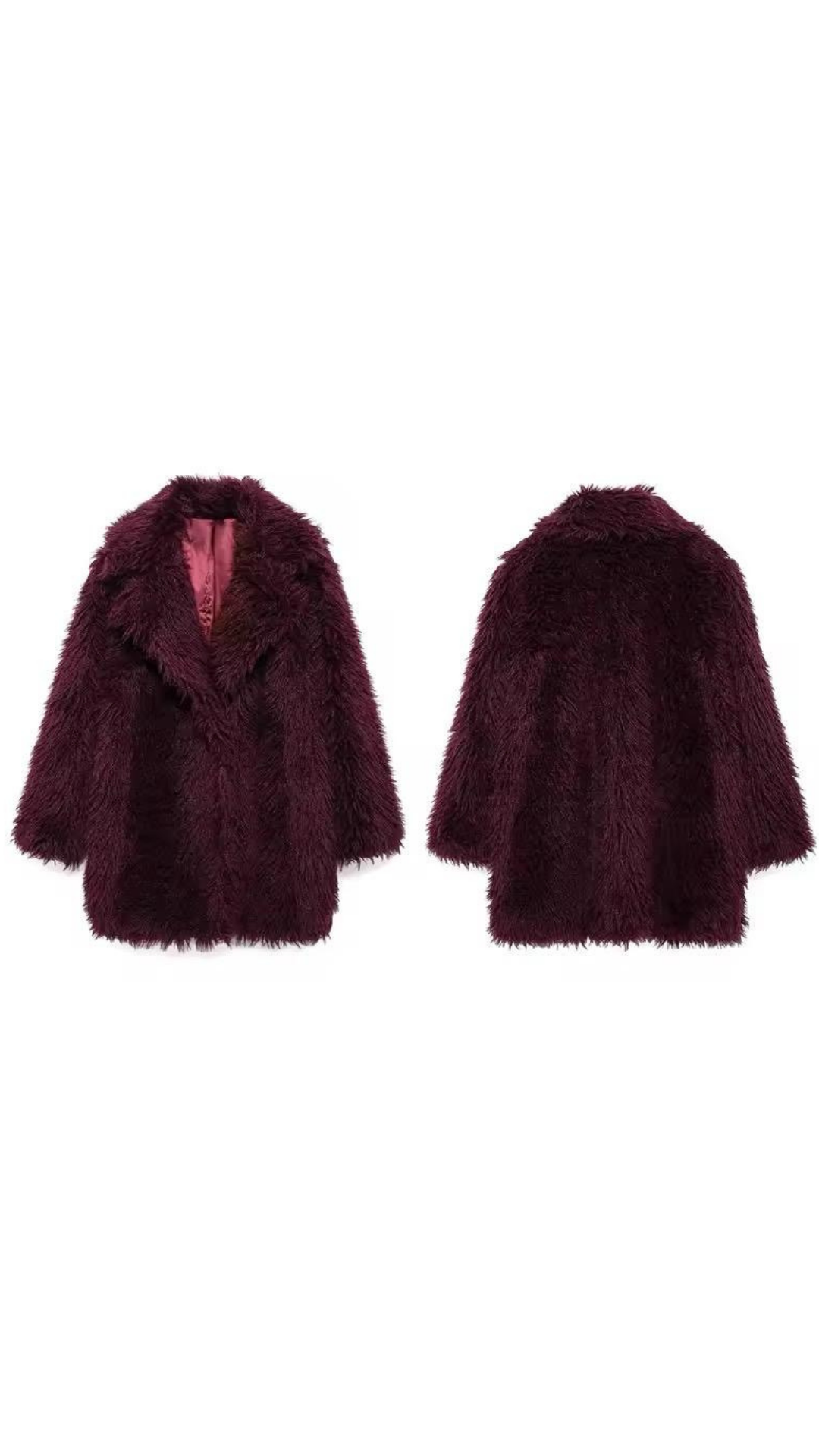 Midnight Fur Long Coat