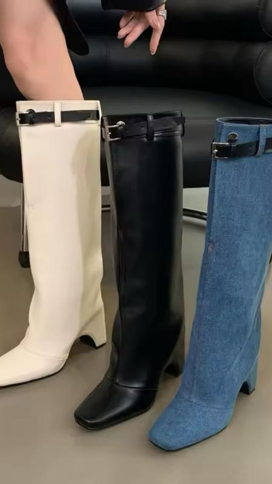 Belted Boots