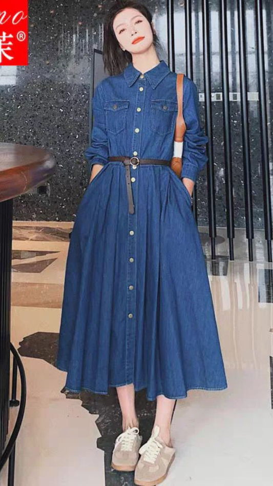 Casual Denim Dress