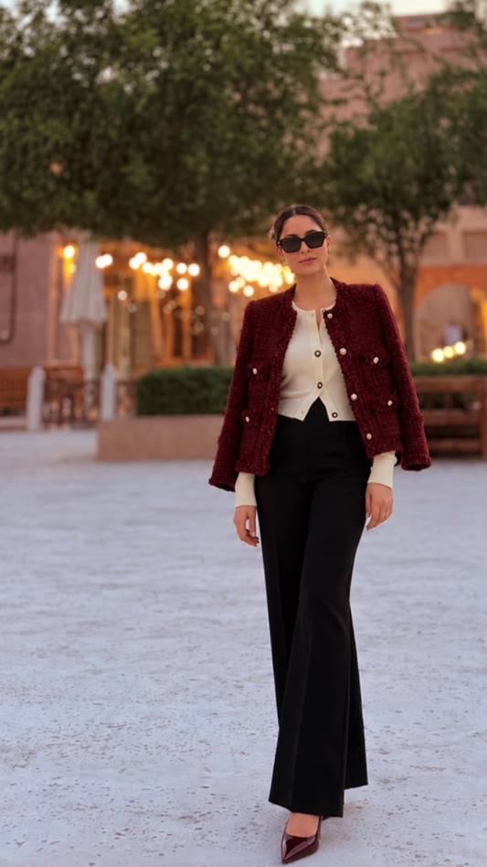 Hazel Tweed Blazer