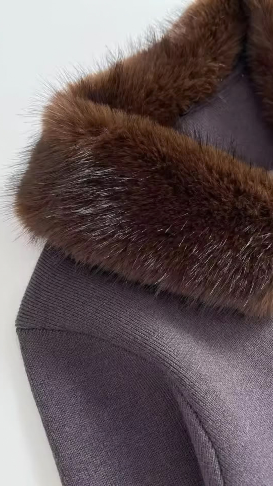 Fur collar jacket