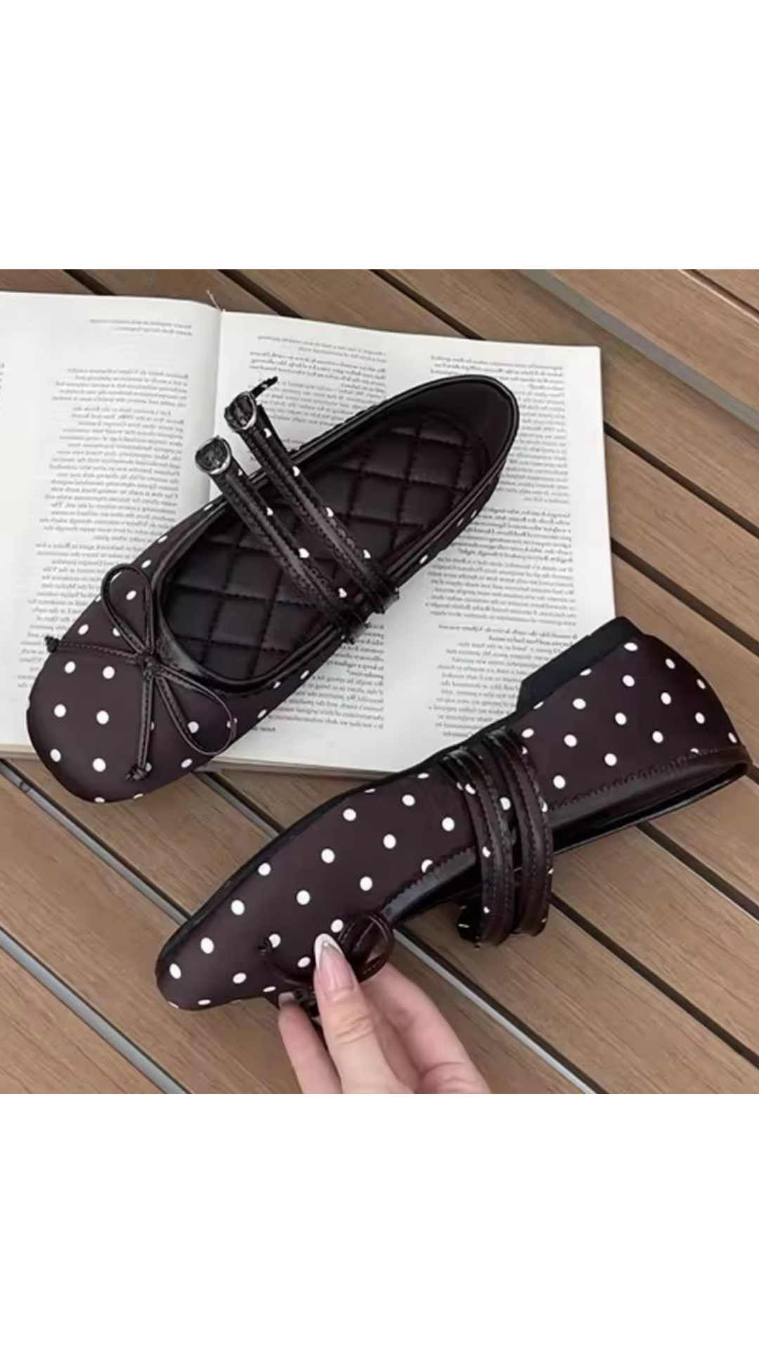 Polka Ballet Flats