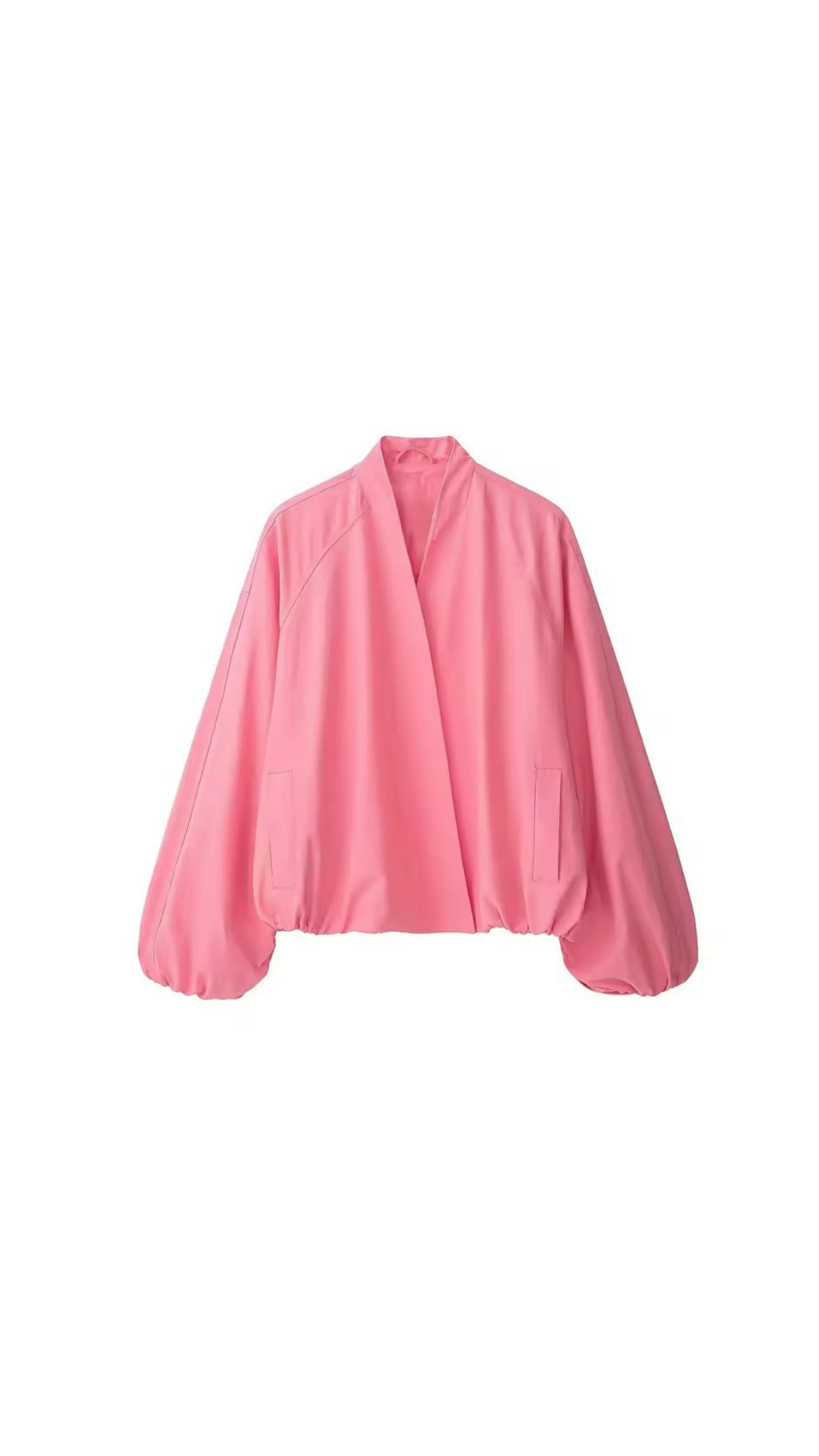 Solid trendy jacket
