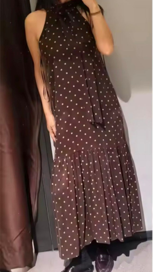 Long Dotted Dress
