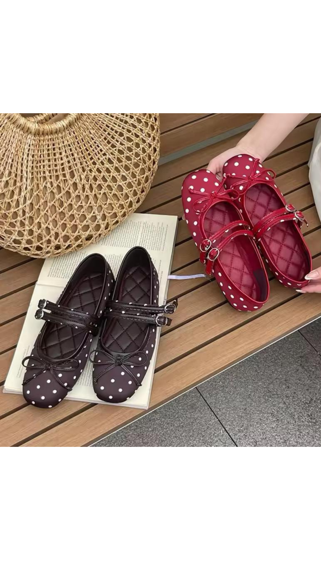 Polka Ballet Flats