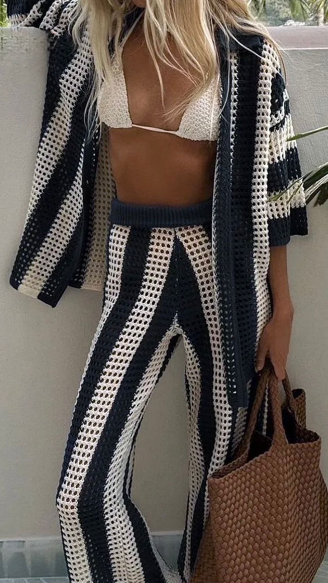 Knitted Beach Wear Set