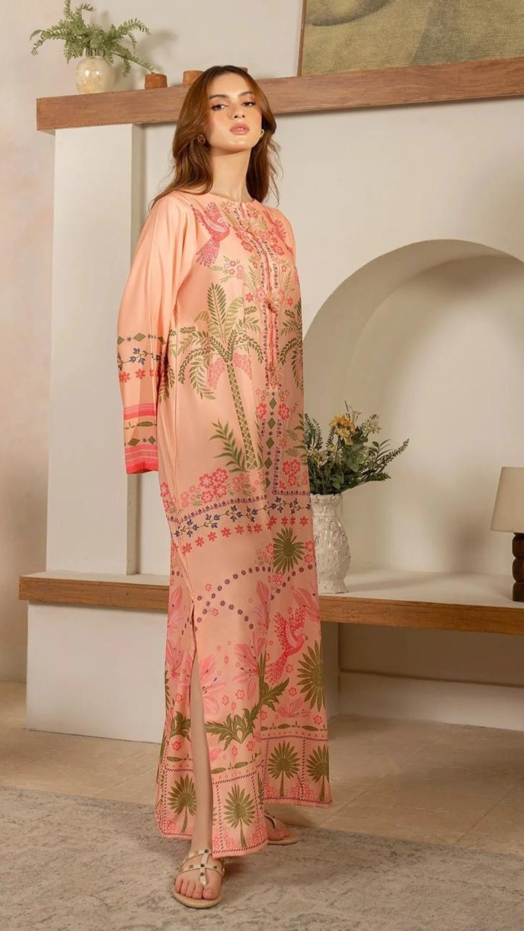 Printed Breezy Kurta & Dupatta Set