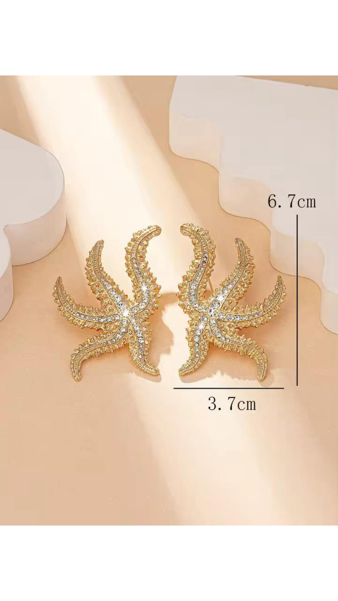 Starfish earrings
