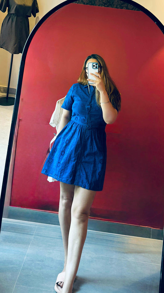 Belted Hollow Dress