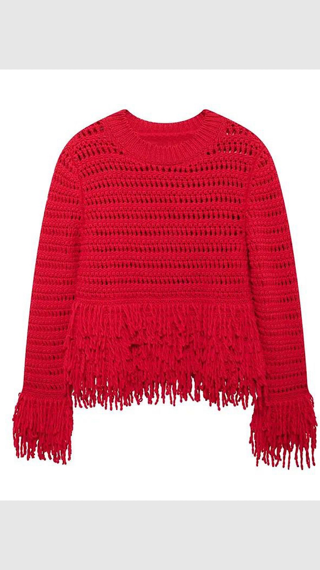 Dense Fringed Sweater