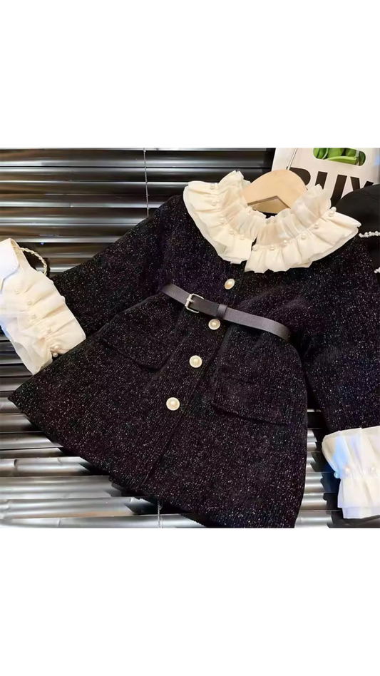 Ruffled Up Coat Dress