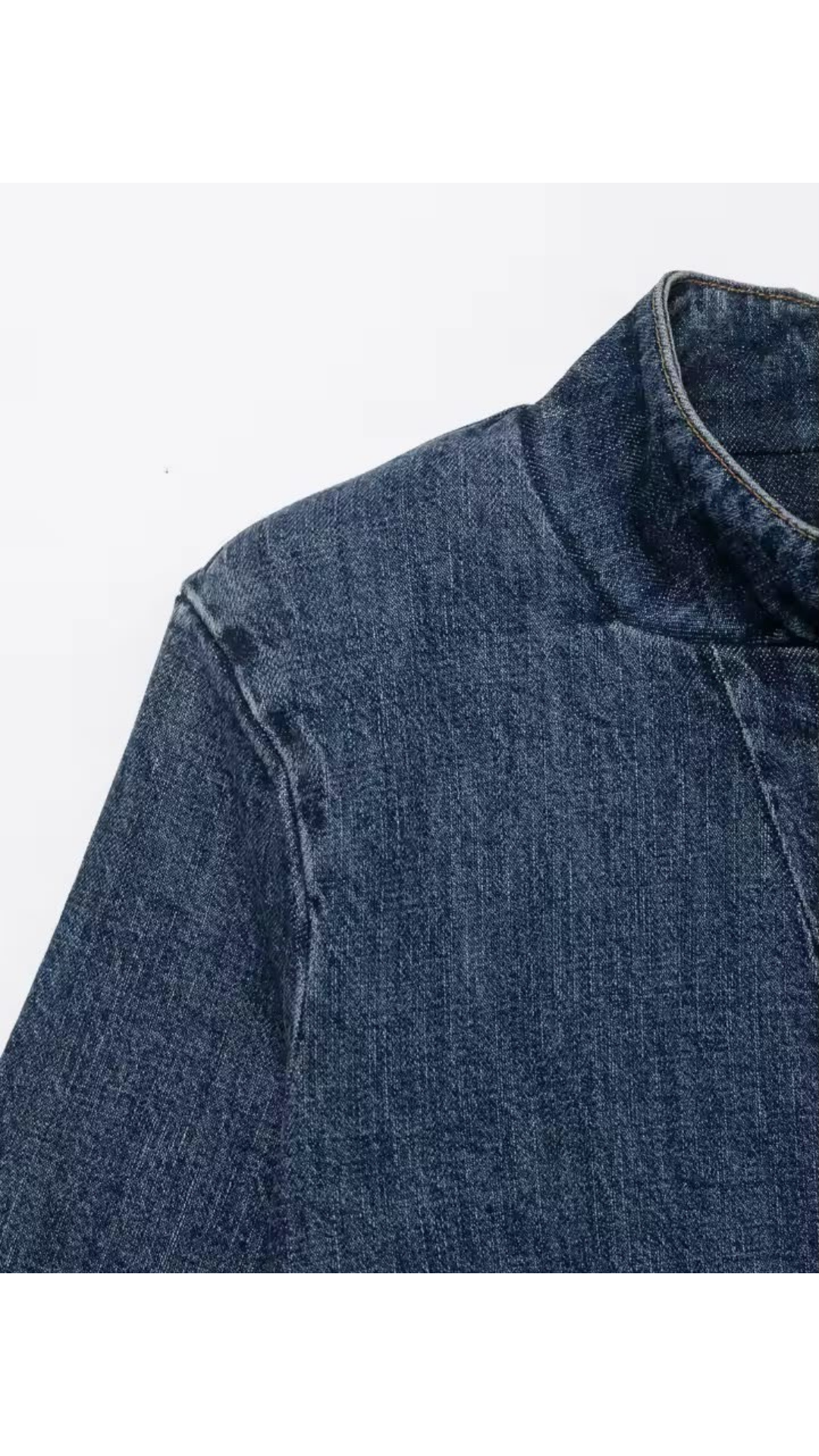 Crop denim jacket