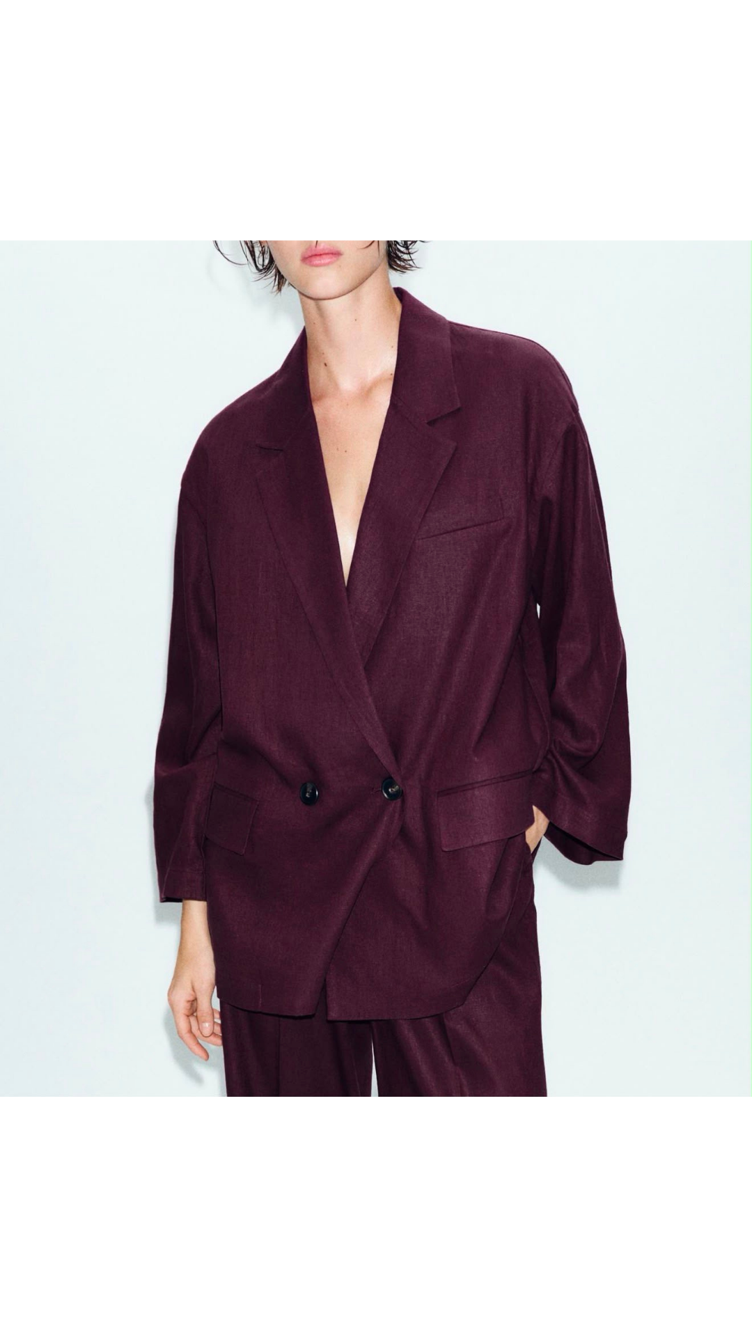 Linen blazer