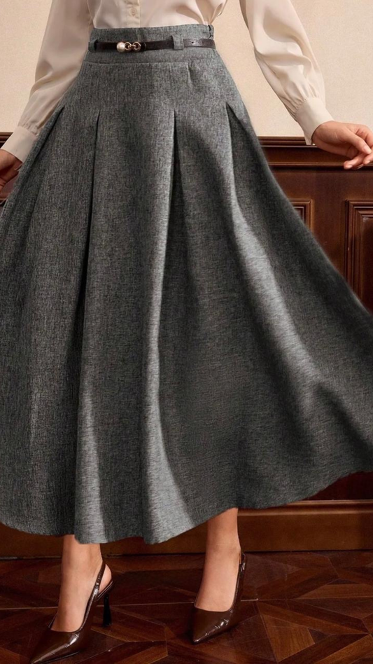 Ladylike Pleated Skirt
