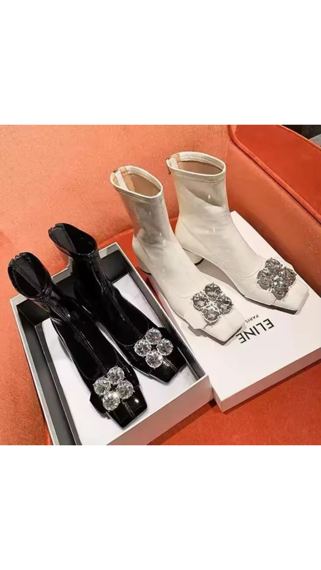Embellished Buckle Boots