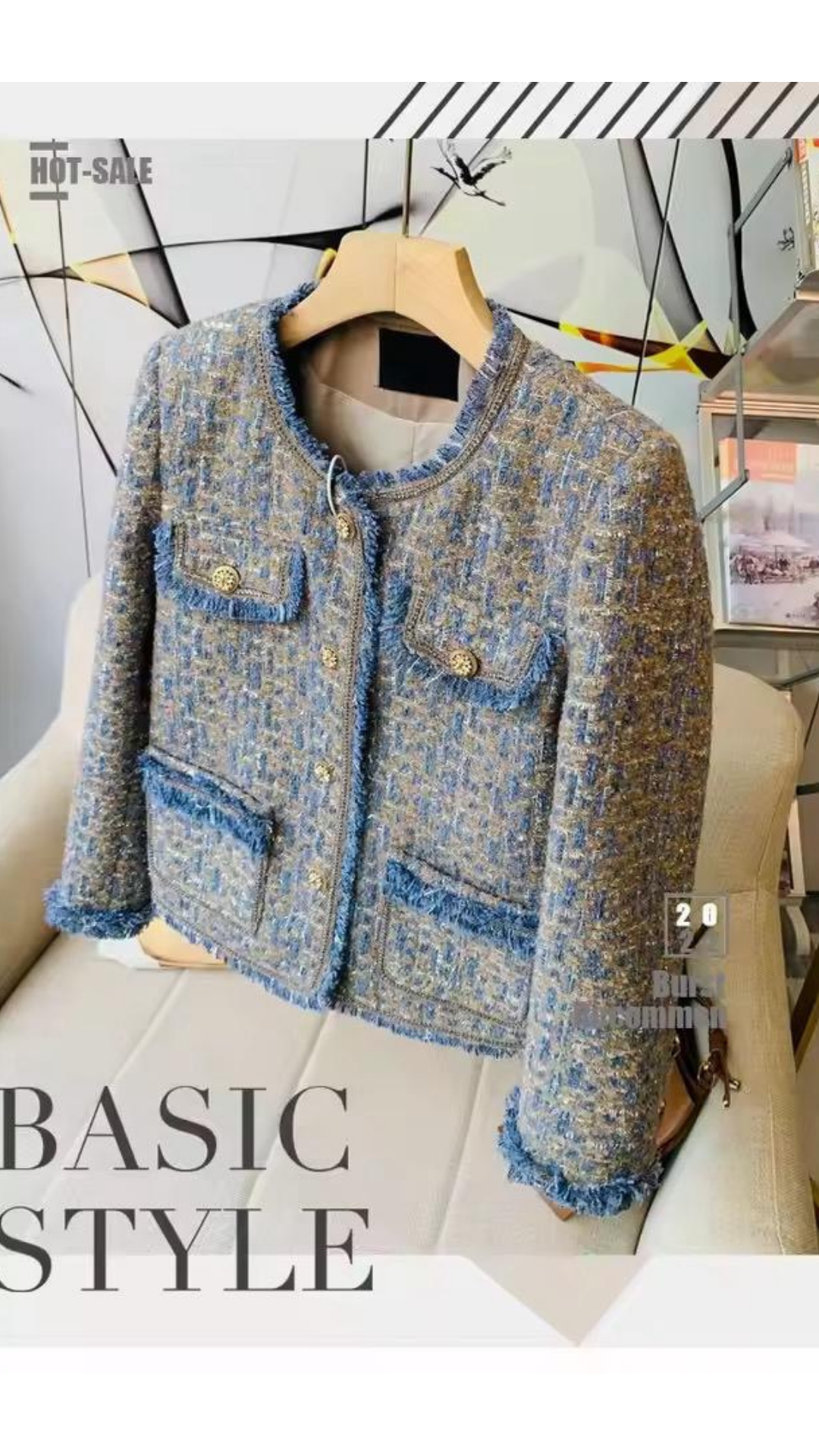 Emily tweed blazer