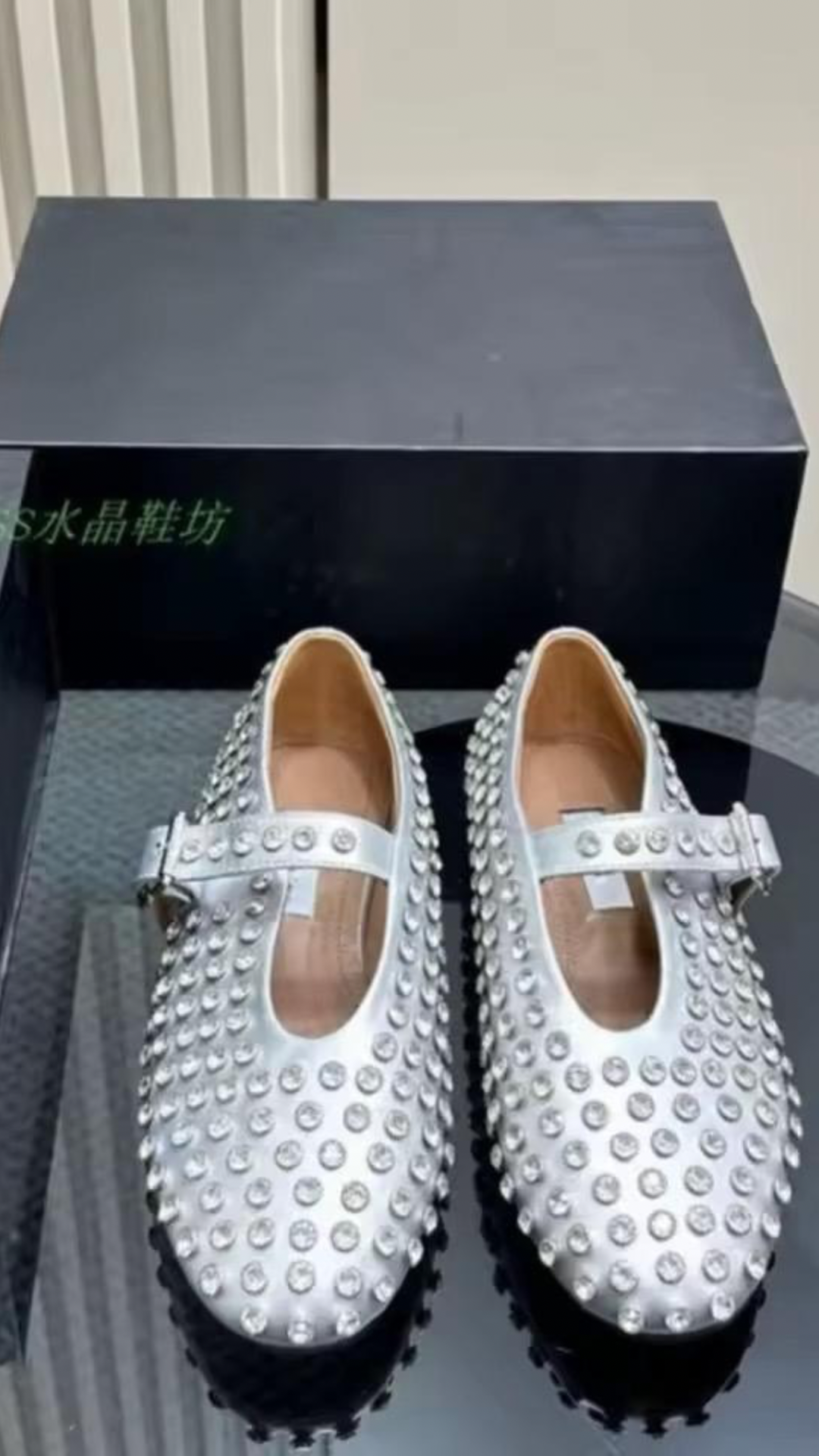Studded Ballerinas