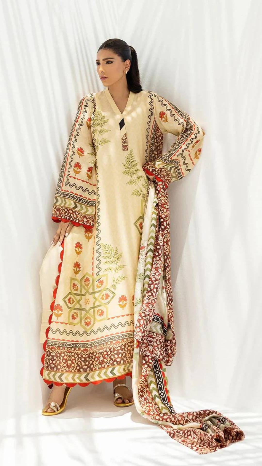 Lisa Printed Kurta & Pant Set