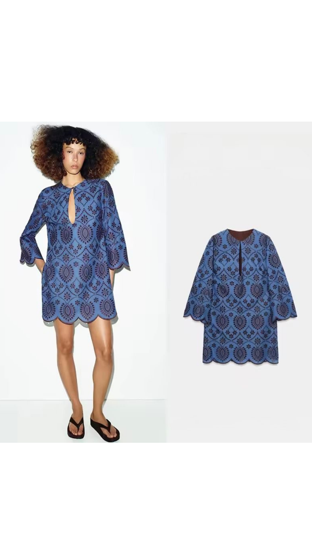Cutwork Embroidered Dress
