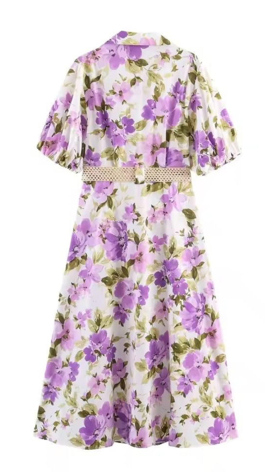 Floral Belted Dress