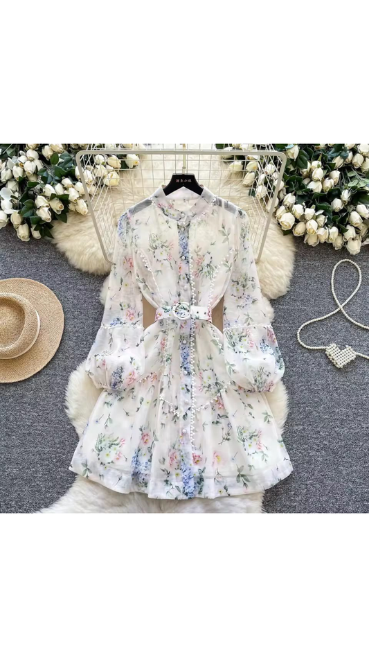 Lily belted dress