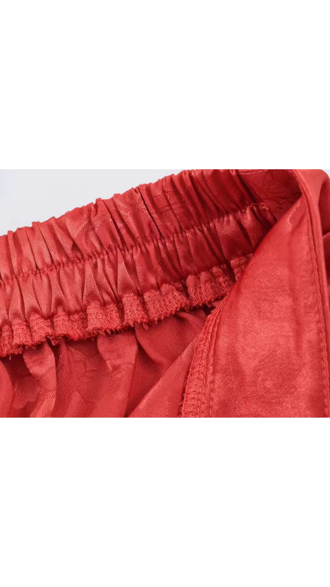 Fringed feather blouse and pants