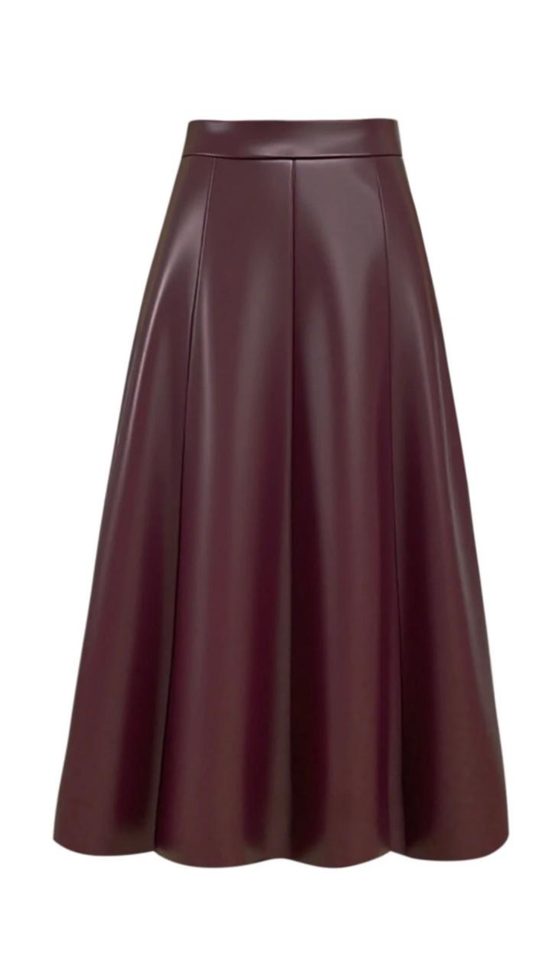 Faux Leather Skirt