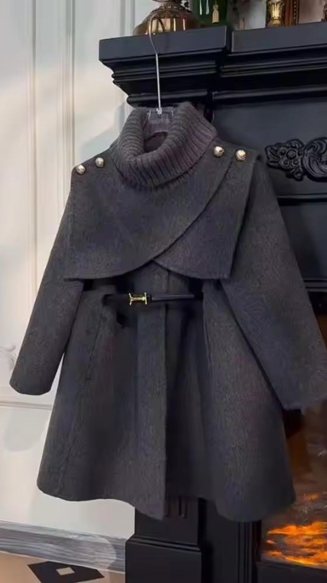 Belted Lil Coat Dress
