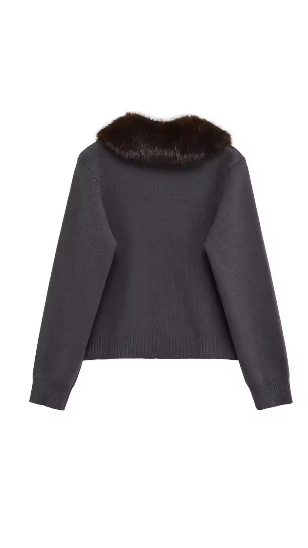 Fur collar jacket
