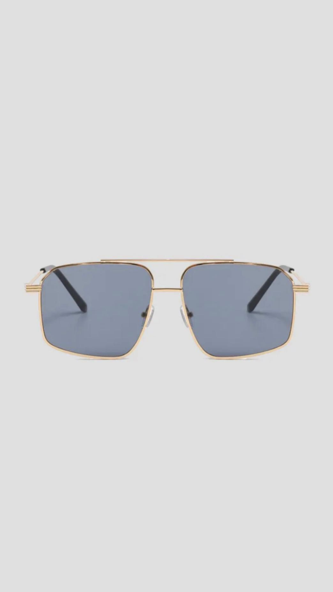 Metal Square Sunglasses