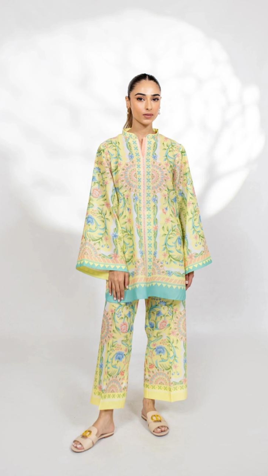 Fresh Floral Kurta & Pant Set