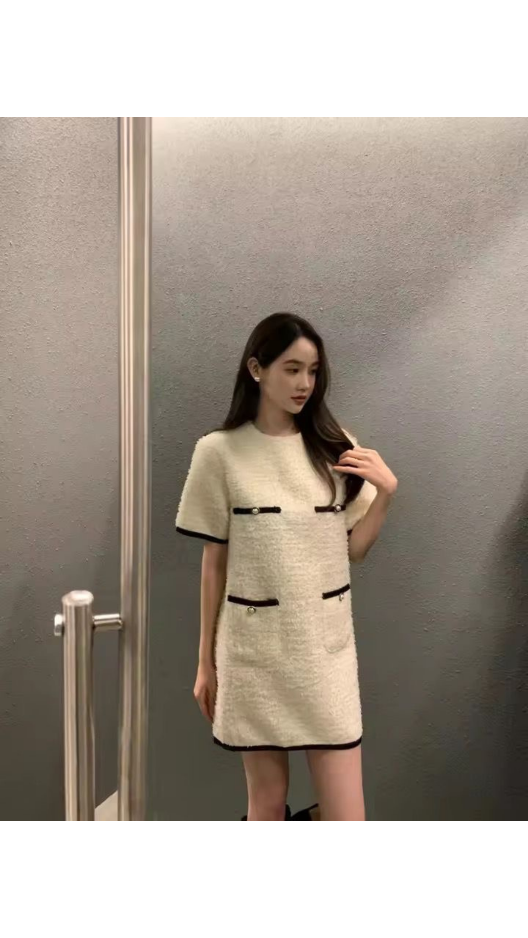Elisse tweed dress