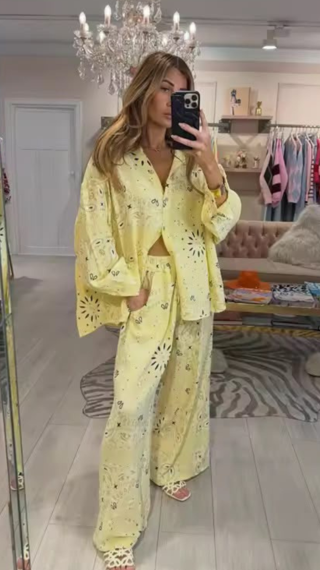 Daisy shirt and pants set