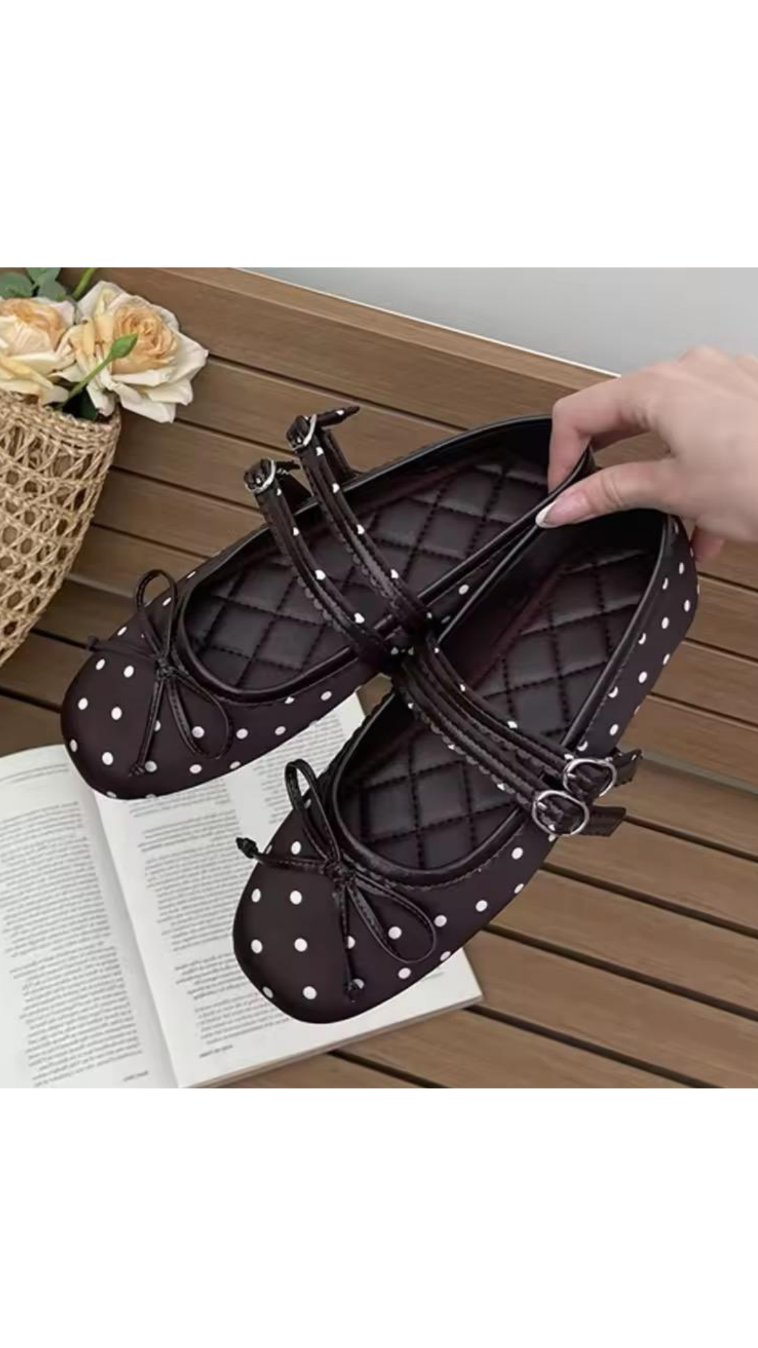 Polka Ballet Flats