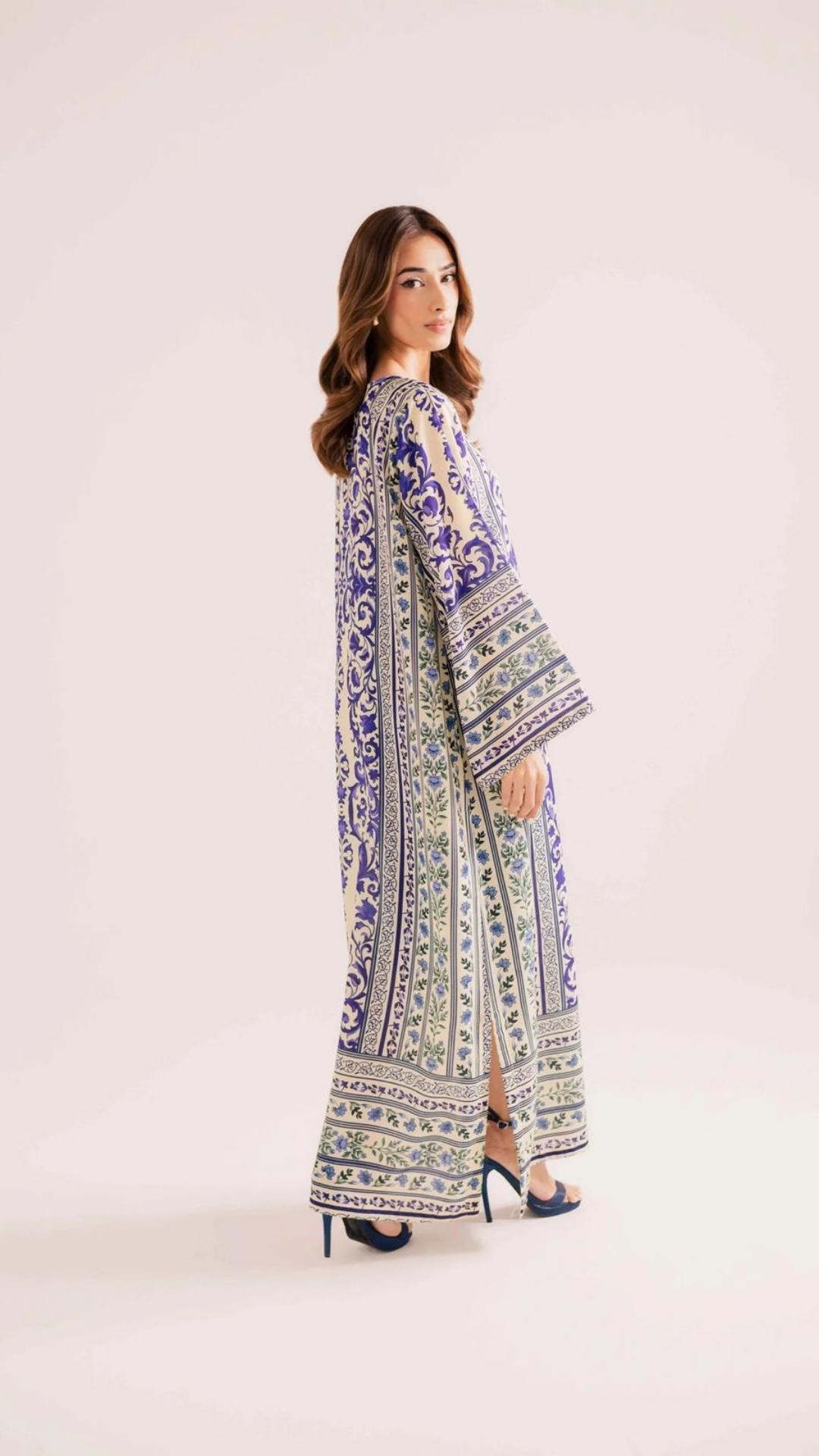Luxe Long Printed Kurta