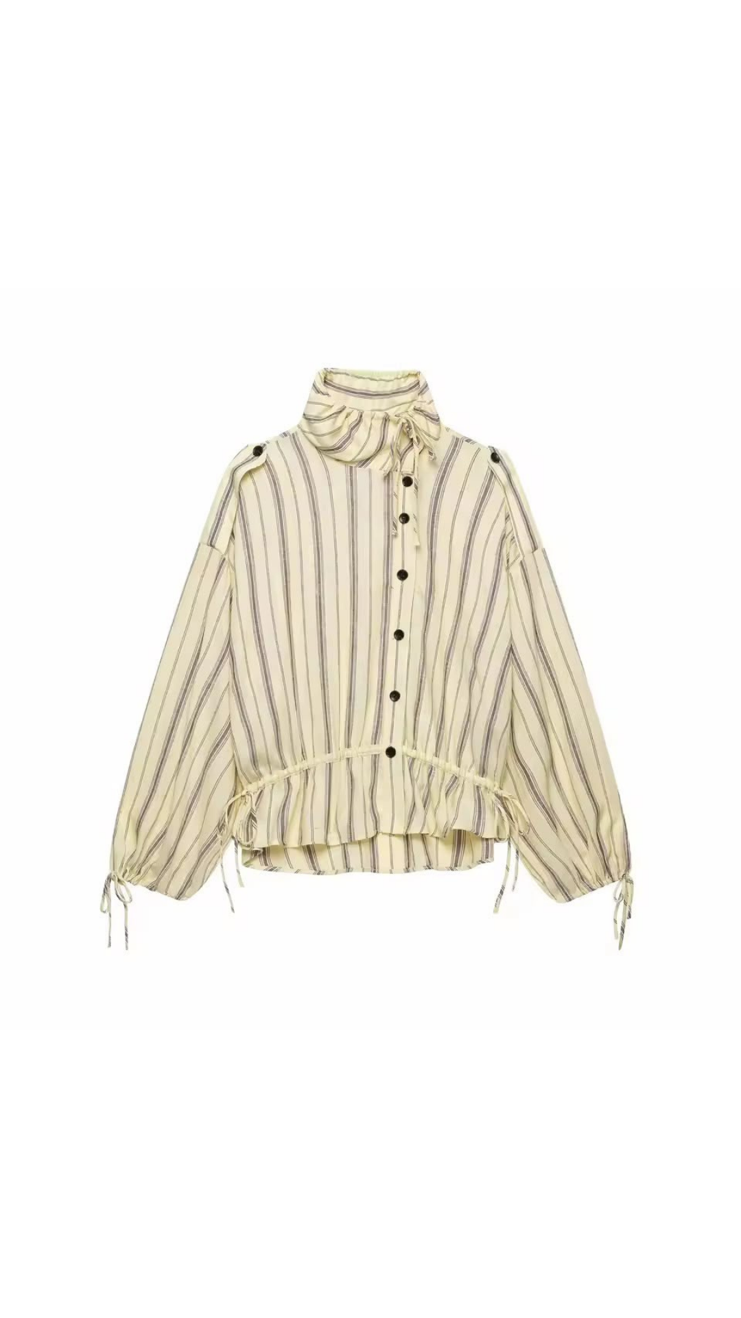 Striped top pants set