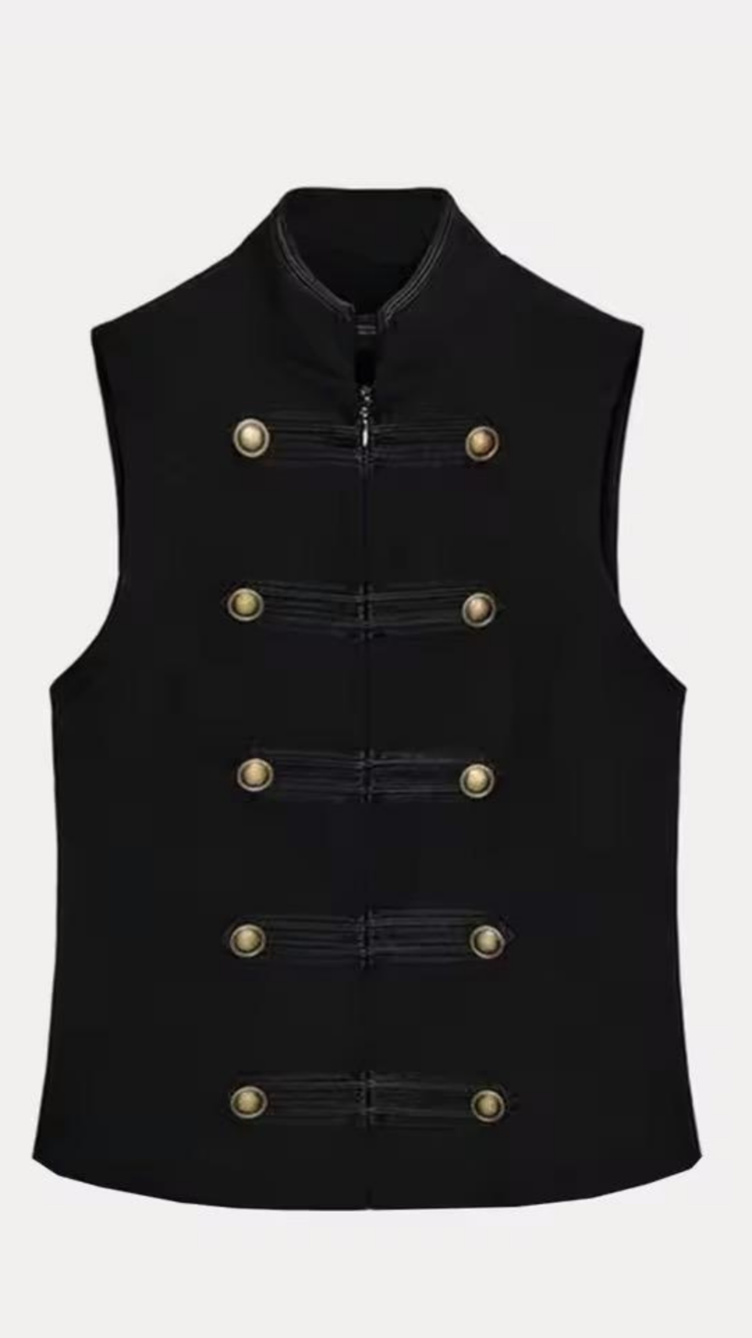 Buttoned Vest Jacket