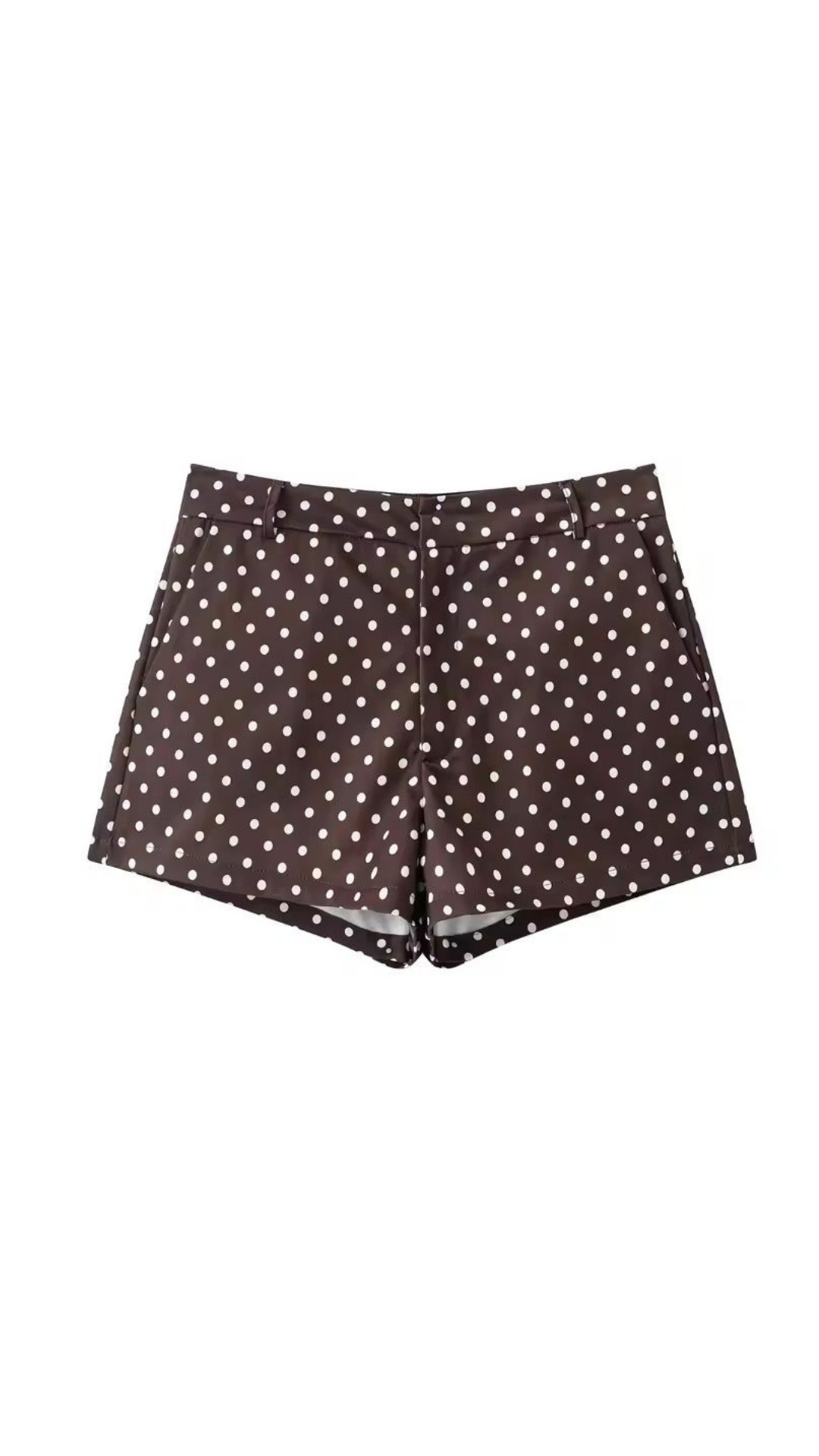 Polka Dot Jacket & Shorts Set