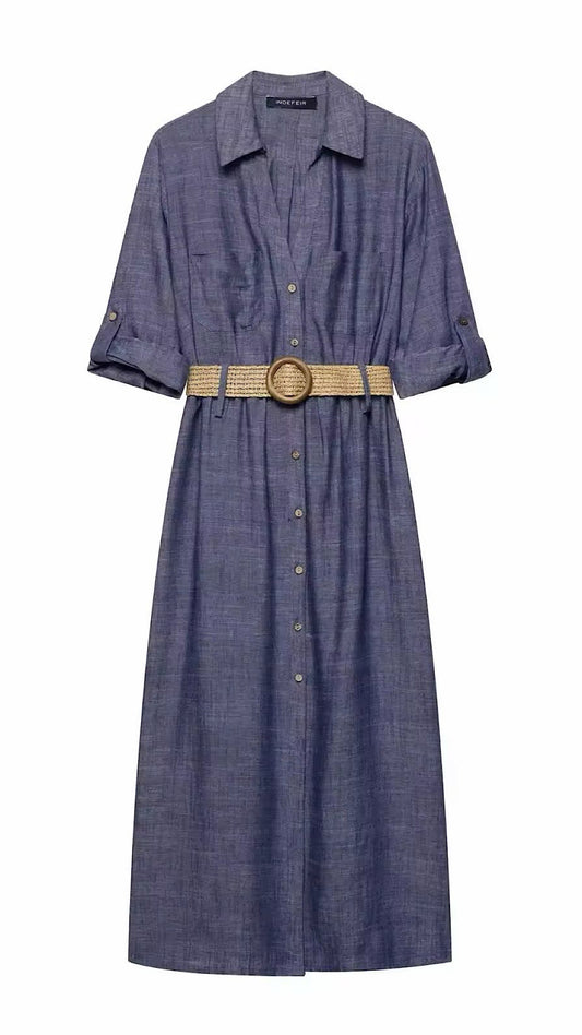 Lisa Belted Dress