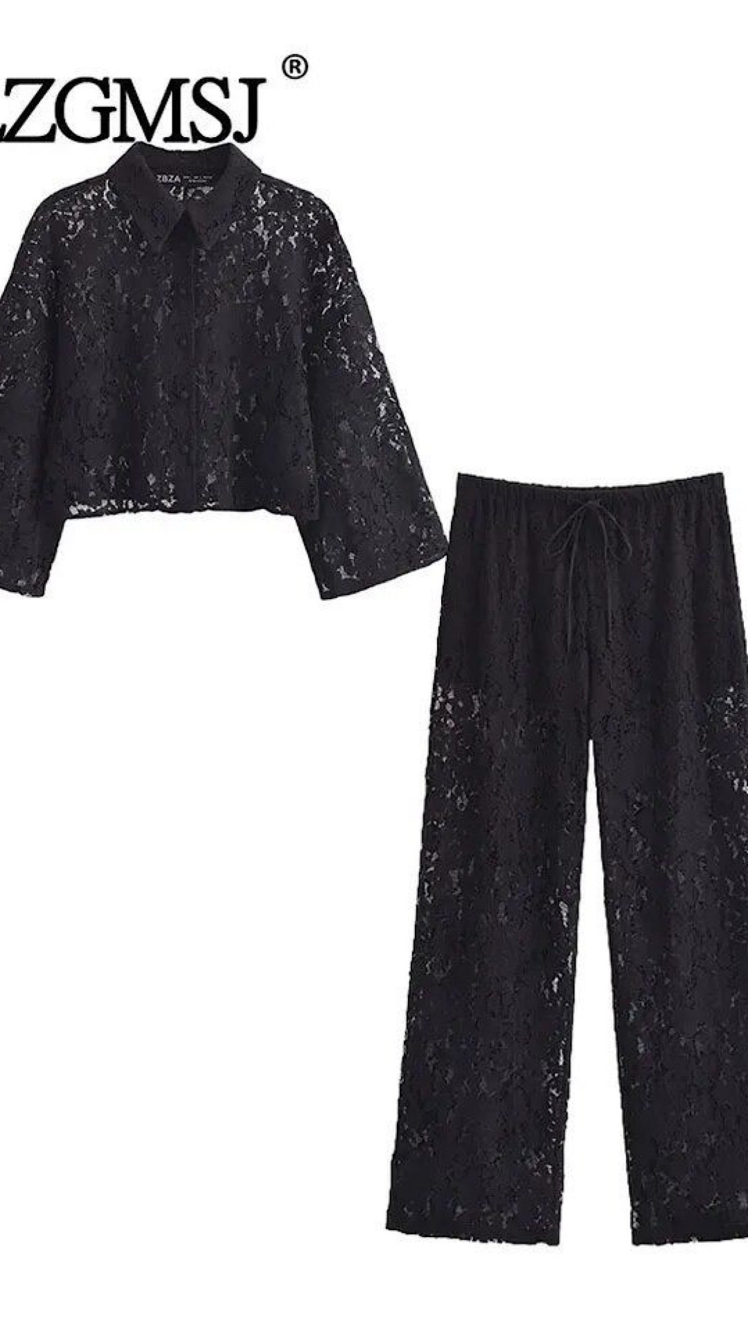 Lace Shirt & Pants