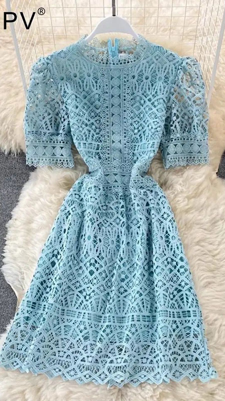 Hollow Lace Dress